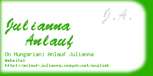 julianna anlauf business card